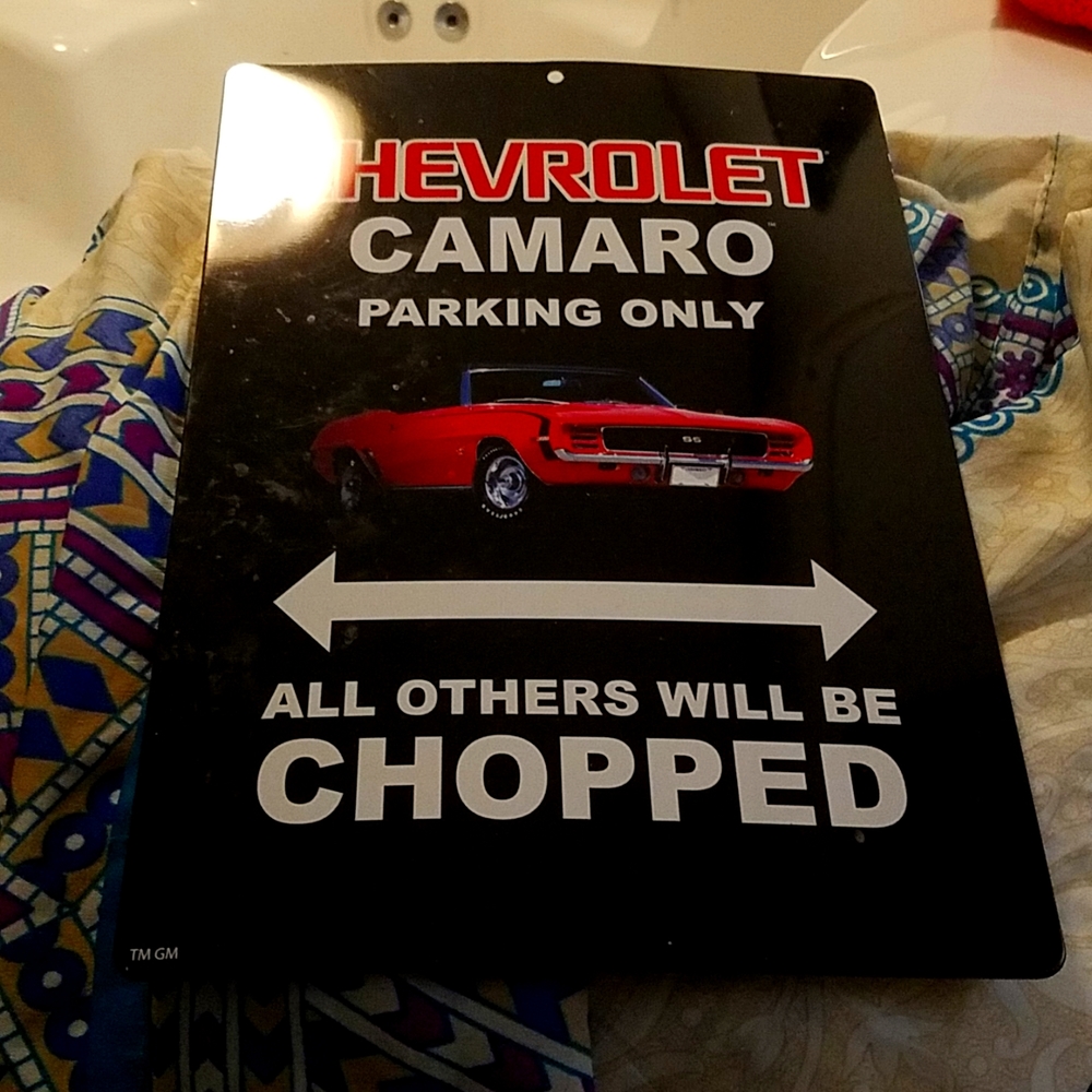 Vintage Camero Sign probably 80s or 90s